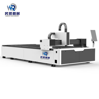 1000w Sepenuhnya Otomatis Mesin Pemotongan Laser Serat 100M / Min Putih HN-3015