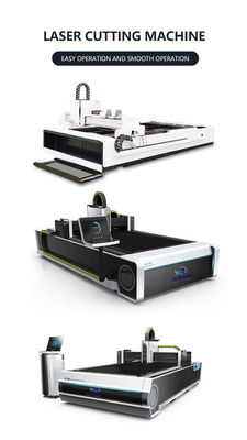 Mesin Pemotong Laser Tabung Logam 1000w Ukuran 3015 Untuk Tabung Pelat Logam